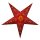 Paper star - Christmas star - 5-pointed star - red-colorful patterned - 60 cm