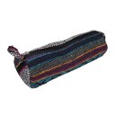 Cotton Pencil Case - 7,8 x 2,7 inch - Knitting Pattern -...